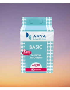 Tappetini Arya Basic 60x90 cm 50 pezzi. Igienici per cani . 2