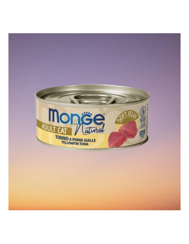 Monge Jelly Trancetti Di Tonno Pinne Gialle gr 80. Cibo Umido Per Gatti