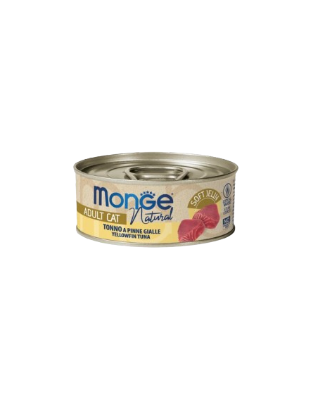 Monge Jelly Trancetti Di Tonno Pinne Gialle gr 80. Cibo Umido Per Gatti