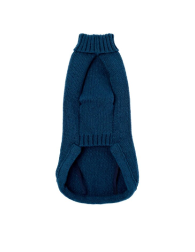 Dolcevita Soffio cm 55 Blu . Abbigliamento per cani .