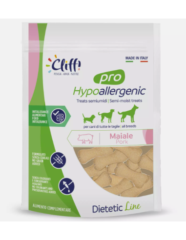 Cliffi Snack Pro Hypoallergenic Maiale gr 100. Snack per cani.
