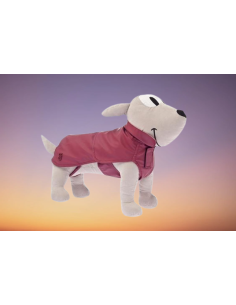 Impermeabile Rugiada 33 cm Bordeaux. Abbigliamento per cani . 2