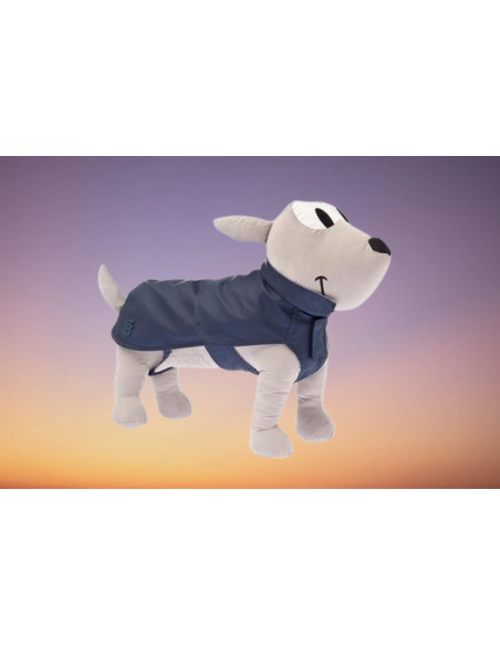 Impermeabile Rugiada 70 cm Blu. Abbigliamento per cani . Impermeabile Rugiada 70 cm Blu. Abbigliamento per cani .