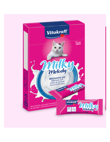 Vitakraft Cat milky Melody latte gr.70. Snack per gatti .