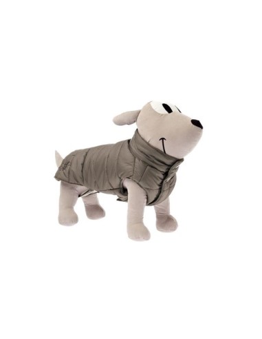 Piumino Levante 36 cm Marrone. Abbigliamento per cani.
