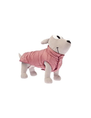 Piumino Levante 43 cm Rosa. Abbigliamento per cani.