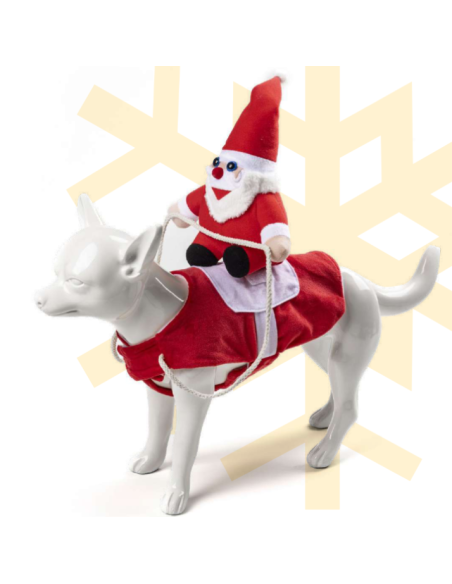 Costume Babbo natale Misura Media . Abbigliamento per cani