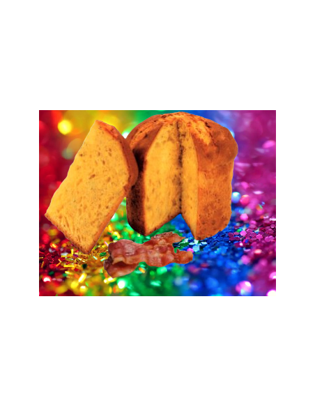 Dolcettone Panettone Per Cani Bacon gr 80. Snack Per Cani .