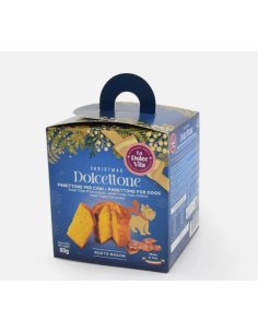 Dolcettone Panettone Per Cani Bacon gr 80. Snack Per Cani .