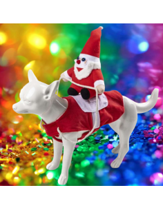Costume Babbo Natale misura Small. Abbigliamento per cani 2