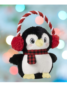 Pinguino Chilly Peluche cm 28 Natalizio. Giochi Per Cani 2