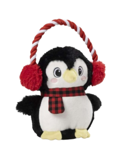 Pinguino Chilly Peluche cm 28 Natalizio. Giochi Per Cani