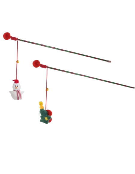 Tris Natalizio Per Gatti. Giochi per gatti.