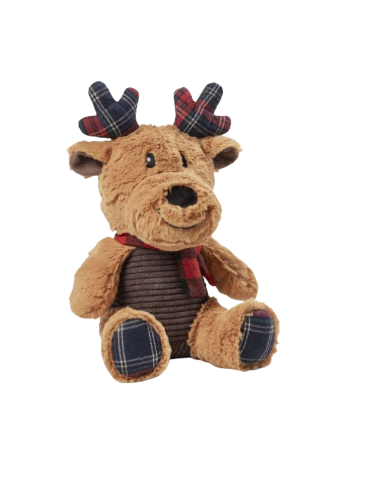 Renna Blitzen peluche cm 26 Natale . Giochi per cani