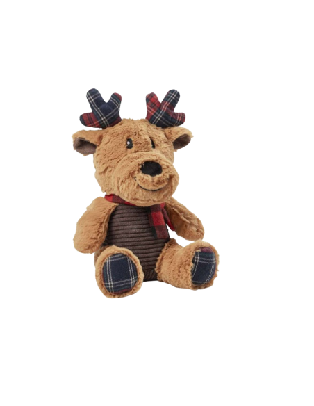 Renna Blitzen peluche cm 26 Natale . Giochi per cani