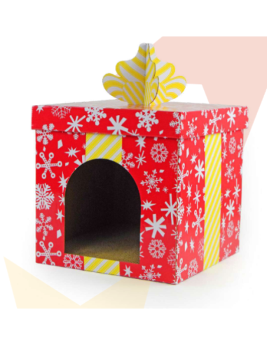 Tiragraffi Cuccia Cartone Regalo. Tiragraffi