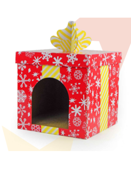 Tiragraffi Cuccia Cartone Regalo. Tiragraffi