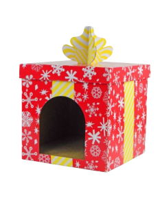 Tiragraffi Cuccia Cartone Regalo. Tiragraffi