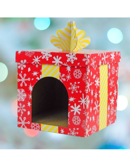 Tiragraffi Cuccia Cartone Regalo. Tiragraffi