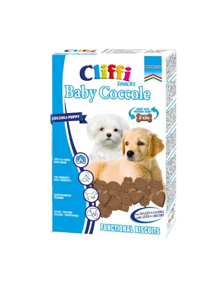 Cliffi Snacks Baby Coccole gr 300. Snack per Cani.