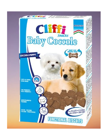 Cliffi Snacks Baby Coccole gr 300. Snack per Cani.