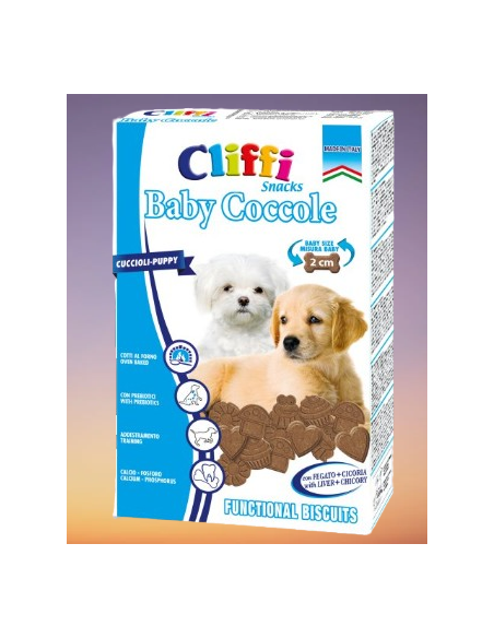 Cliffi Snacks Baby Coccole gr 300. Snack per Cani.