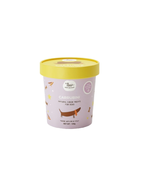 Biscotti Carrubini Gr.100 Hygge-Dog. Snack per cani.
