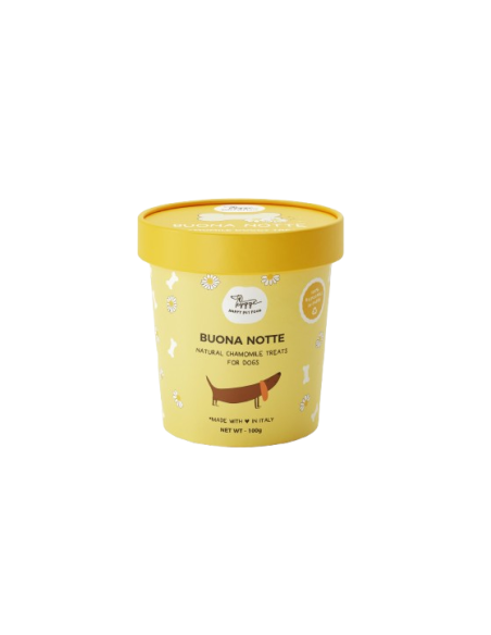 Biscotti della Buonanotte alla CAMOMILLA Gr.100 Hygge-Dog. Snack per cani.