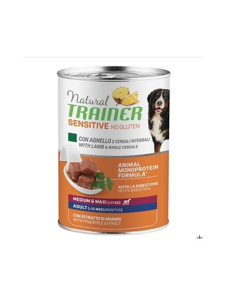 NATURAL TRAINER DOG SENSITIVE  M/M AGNELLO E CEREALI GR.400