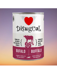 Disugual Umido Cane Bufalo 400 gr. Cibo Umido per Cani . 2