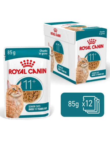 Ageing 11+ Gravy Gr.85. Cibo Umido Per Gatti.