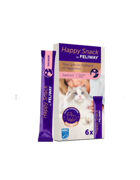 Feliway Happy Snack SAalmone 6 pezzi . Snack per Gatti Feliway Happy Snack SAalmone 6 pezzi . Snack per Gatti
