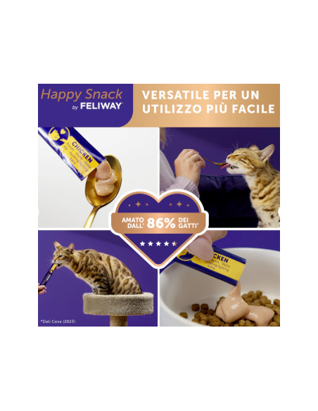 Feliway Happy Snack SAalmone 6 pezzi . Snack per Gatti Feliway Happy Snack SAalmone 6 pezzi . Snack per Gatti