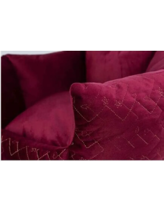 Cuccia Natalya cm 50 Bordeaux. Cucce per cani. 2