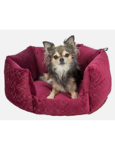 Cuccia Natalya cm 50 Bordeaux. Cucce per cani.