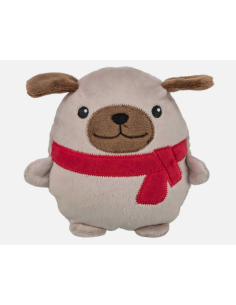 Cane Natalizio Con Suono Peluche . Giochi Per Cani .