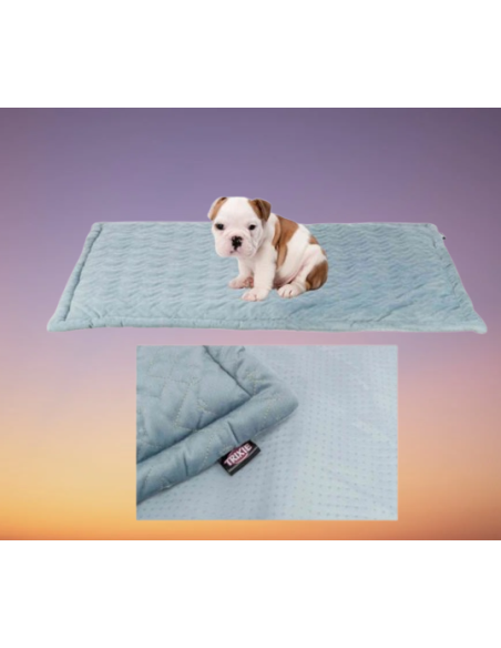 Tappetino Natalya 90x60 Blu ghiaccio. Cucce e Lettini per cani . Tappetino Natalya 90x60 Blu ghiaccio. Cucce e Lettini per cani .