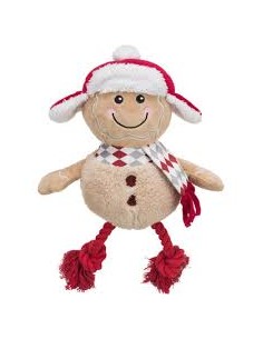 Pan di Zenzero Peluche Corda 34 cm . Giochi Per Cani .