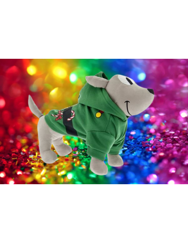 Felpa Aiutante Babbo natale cm 25. Abbigliamento