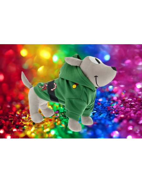 Felpa Aiutante Babbo natale cm 25. Abbigliamento Felpa Aiutante Babbo natale cm 25. Abbigliamento