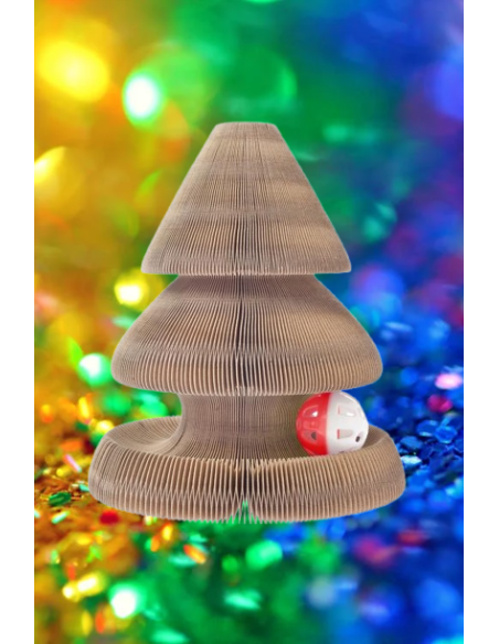 Gioco Abete Con Pallina . Giochi per gatti.