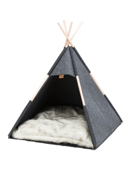 Igloo Tipi 70x70x70 cm Antracite . Cucce e Letti per Cani