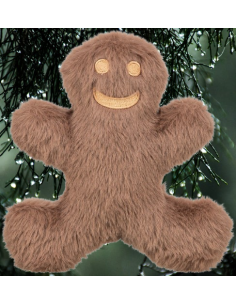 Omino Pan di Zenzero Xsmas Peluche  cm 16. Giochi per cani 2