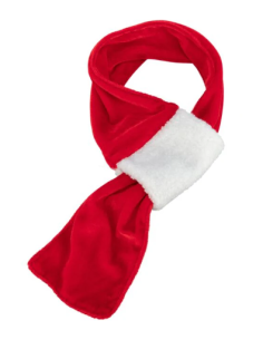 Sciarpa Natalizia cm 90 misura large. Abbigliamento per cani