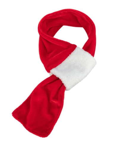 Sciarpa Natalizia cm 90 misura large. Abbigliamento per cani