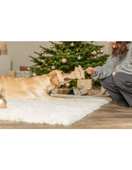 Albero Xmas Con Corda e Peluche cm 38. Giochi Per Cani .