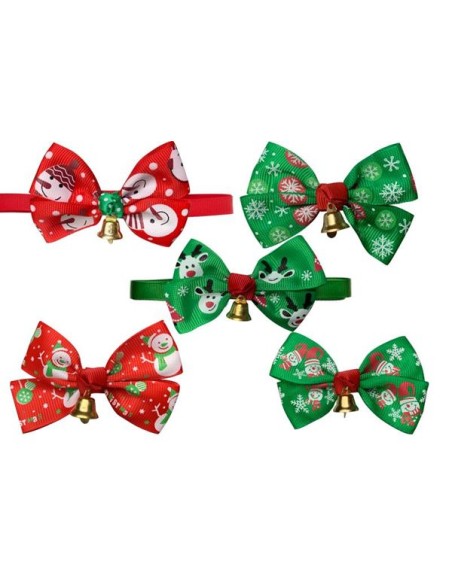 Cravattine Papillon Natale. Abbigliamento per Cani