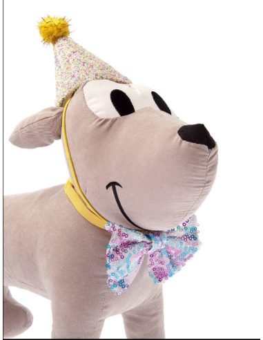 Cappellino e Papillon Party . Abbigliamento per cani.