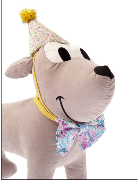 Cappellino e Papillon Party . Abbigliamento per cani.