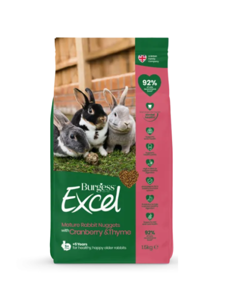 Excel Rabbit Mature kg 1,5. Mangime per Roditori.